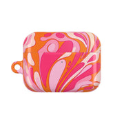 Orange Marble Swirl AirPods Case 6