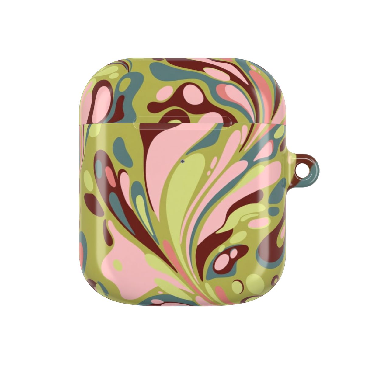 Green Marble Swirl AirPods Case