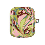 Green Marble Swirl AirPods Case 2