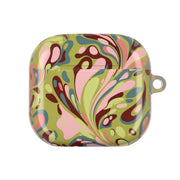 Green Marble Swirl AirPods Case 4