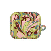 Green Marble Swirl AirPods Case 3