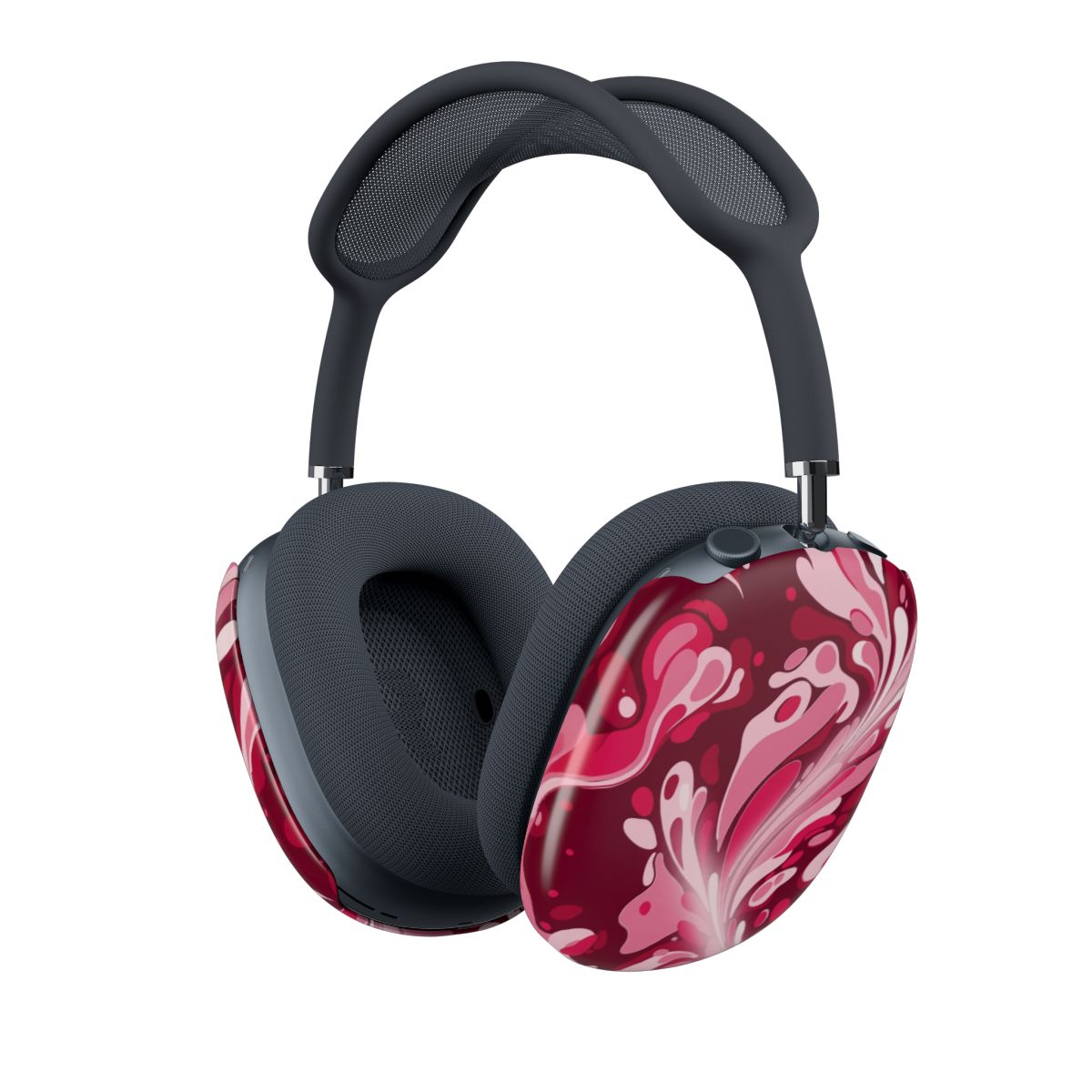 Burgundy & Pink Marble Swirl AirPods Max Case