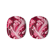Burgundy & Pink Marble Swirl AirPods Max Case 3