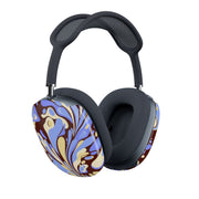 Blue, Yellow & Brown Marble Swirl AirPods Max Case 2
