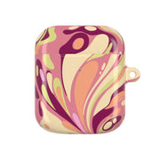 Rose Marble Swirl AirPods Case 1