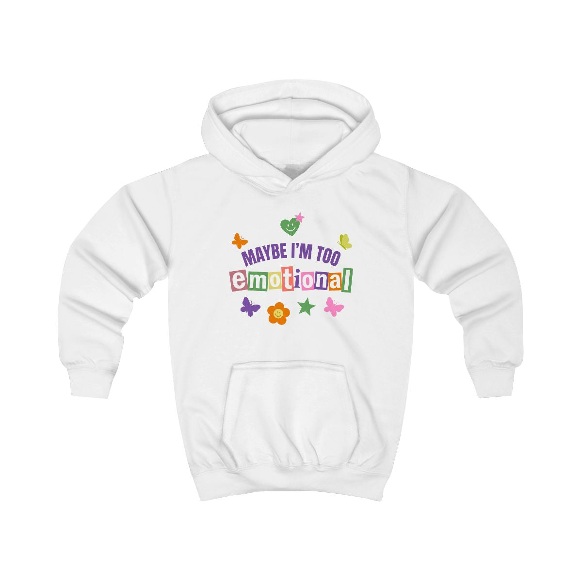 Maybe I'm Too Emotional Kids Hoodie