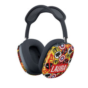 Collage - Personalised Superhero Comic AirPods Max Case 1