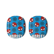 Spiderman And Webs - Personalised Superhero Comic AirPods Max Case 3