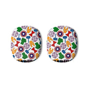 Icon Pattern - Personalised Superhero Comic AirPods Max Case 3