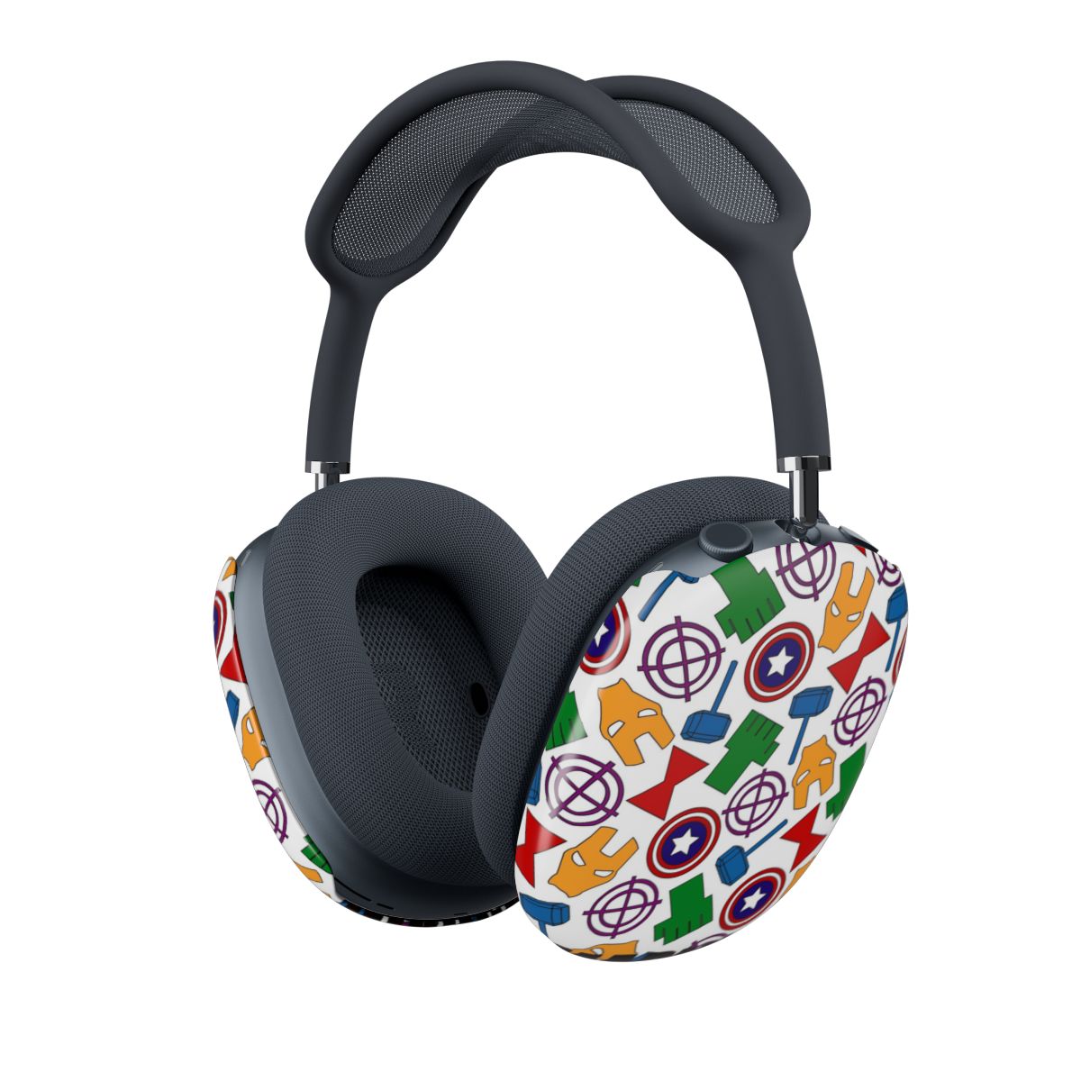 Icon Pattern - Personalised Superhero Comic AirPods Max Case