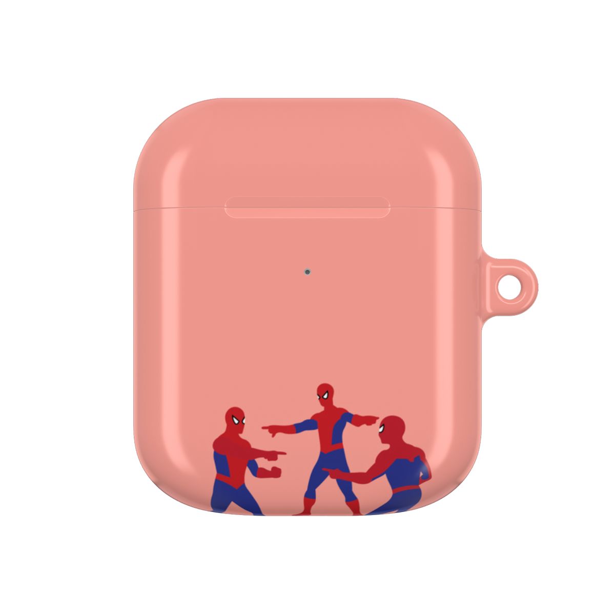 Spider Hero Pointing Meme AirPods Case