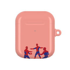 Spider Hero Pointing Meme AirPods Case