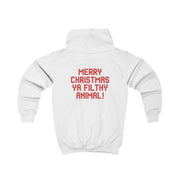 Merry Christmas Ya Filthy Animal Kids Hoodie 6