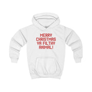 Merry Christmas Ya Filthy Animal Kids Hoodie 2
