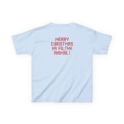 Merry Christmas Ya Filthy Animal Kids T-Shirt 9