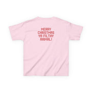 Merry Christmas Ya Filthy Animal Kids T-Shirt 10