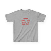 Merry Christmas Ya Filthy Animal Kids T-Shirt 3