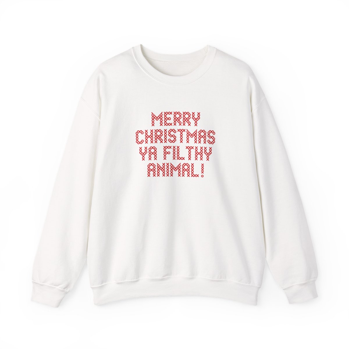 Merry Christmas Ya Filthy Animal Sweatshirt