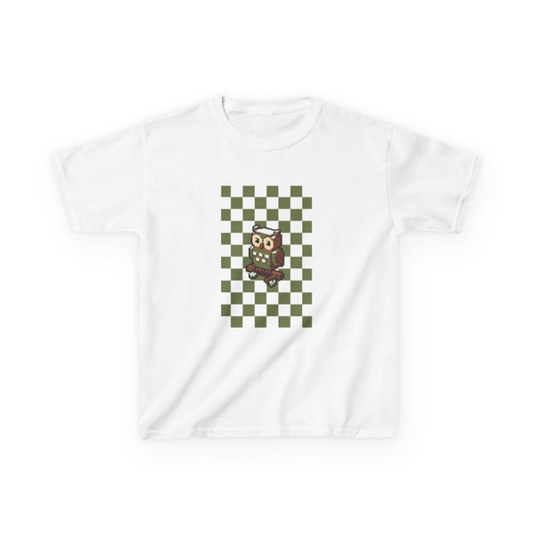 Minecraft Owl Kids T-Shirt White Front