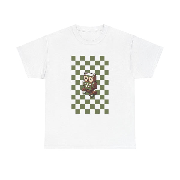 Minecraft Owl T-Shirt White Front