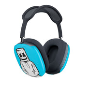 Blue White Helmet DJ AirPods Max Case 2
