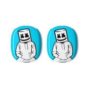 Blue White Helmet DJ AirPods Max Case 3