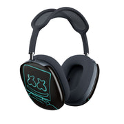 Black White Helmet DJ Neon AirPods Max Case 2