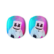 Rainbow White Helmet DJ AirPods Max Case 3