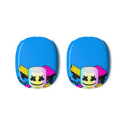 Neon Logo White Helmet DJ AirPods Max Case 3