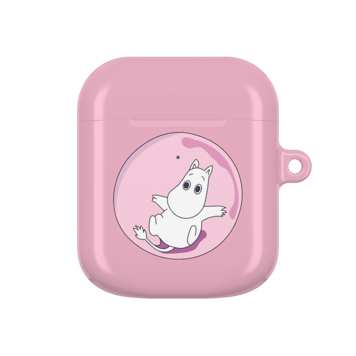 Moomin In A Pink Bubble  AirPods Case