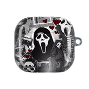 Monochrome Scream Collage AirPods Case 4
