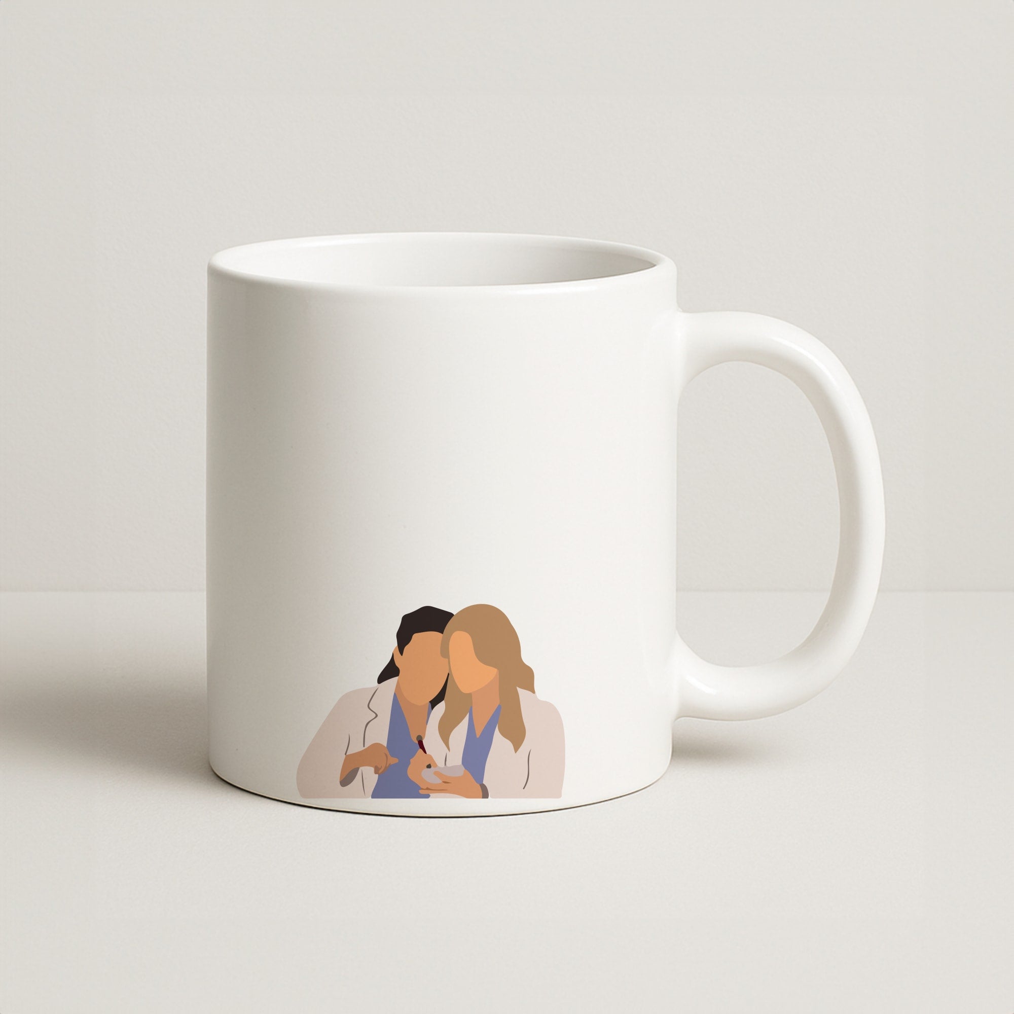 Faceless Characters - Grey's Coffee Mug