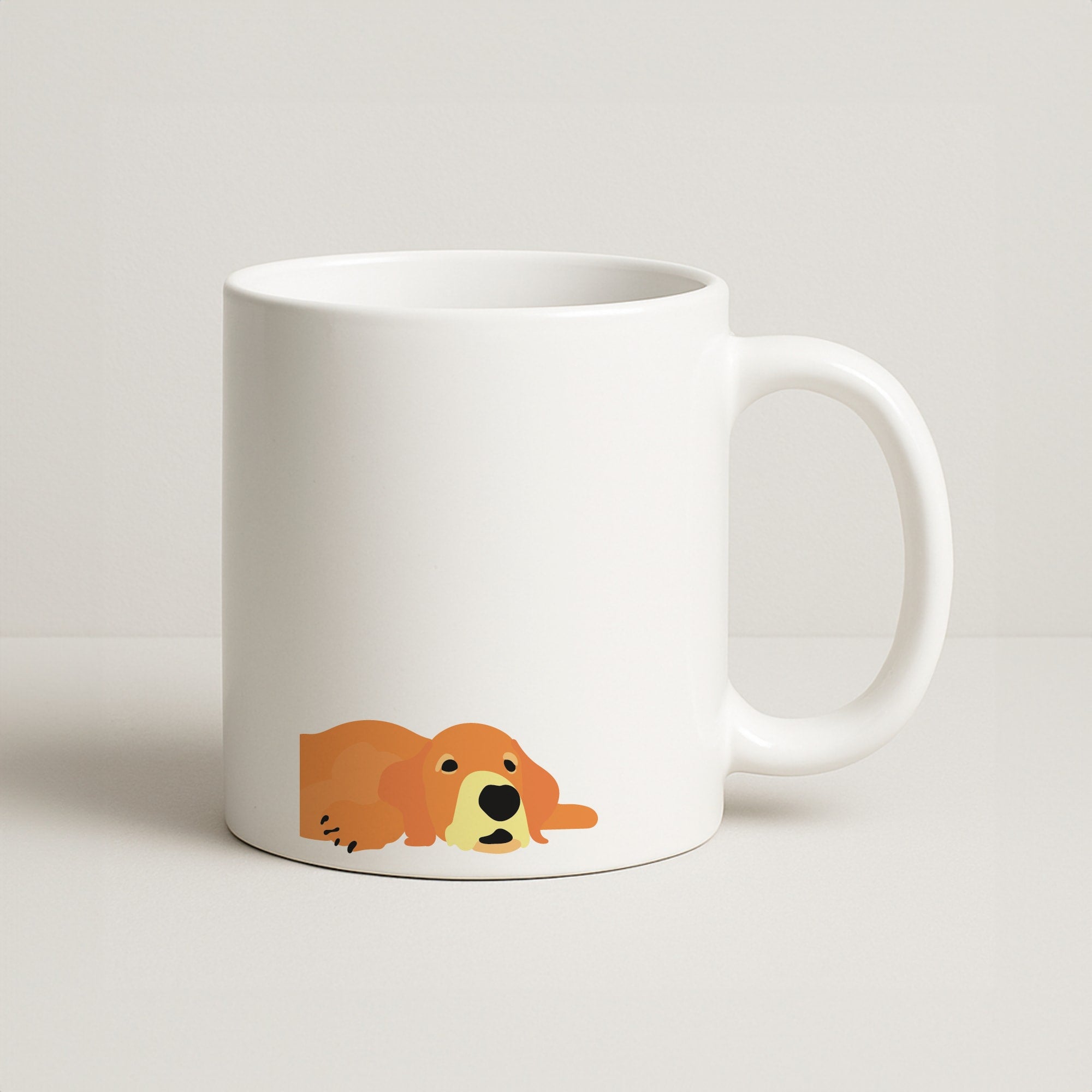 Laying and chilling - Dog Patterns Coffee Mug