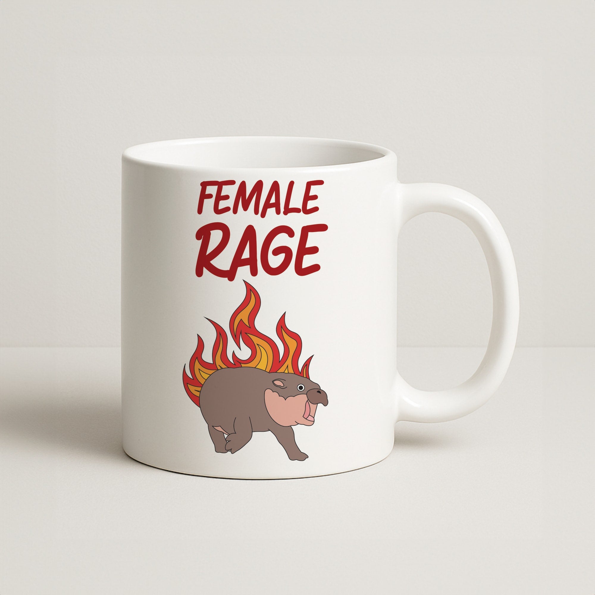 Female Rage Coffee Mug