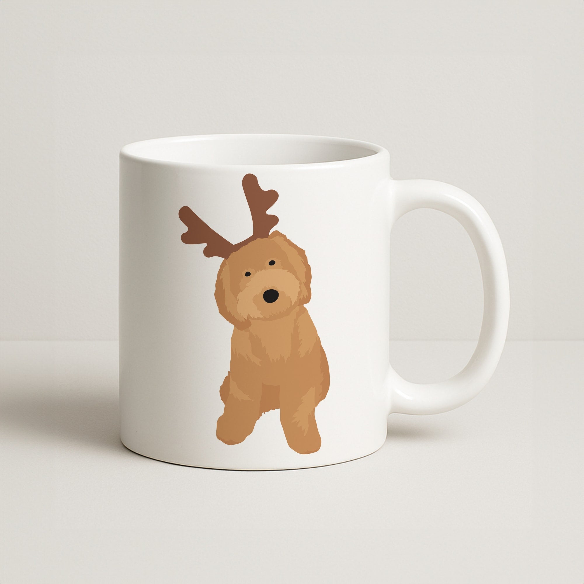 Dog Christmas Ears Coffee Mug