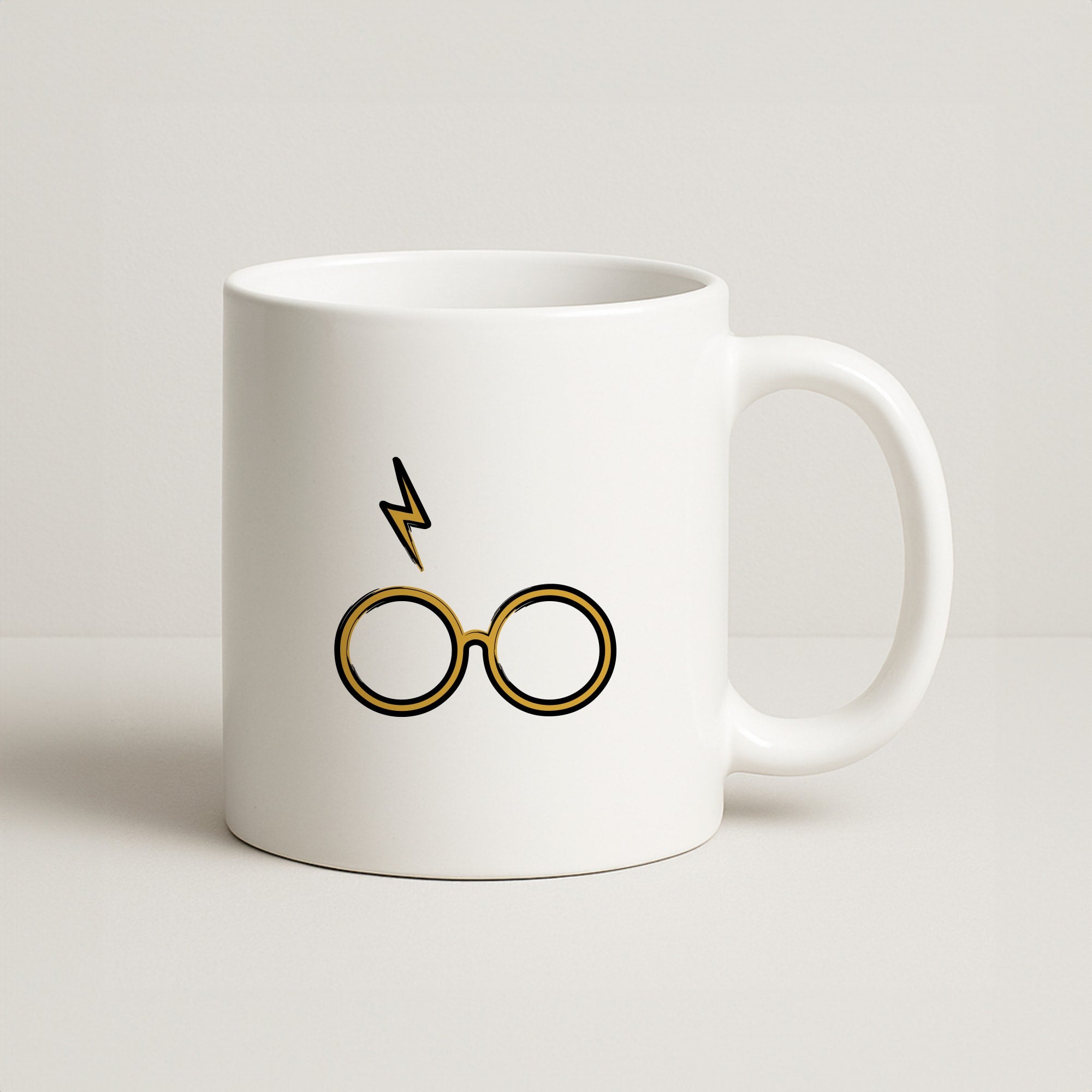 Glasses & Scar Coffee Mug