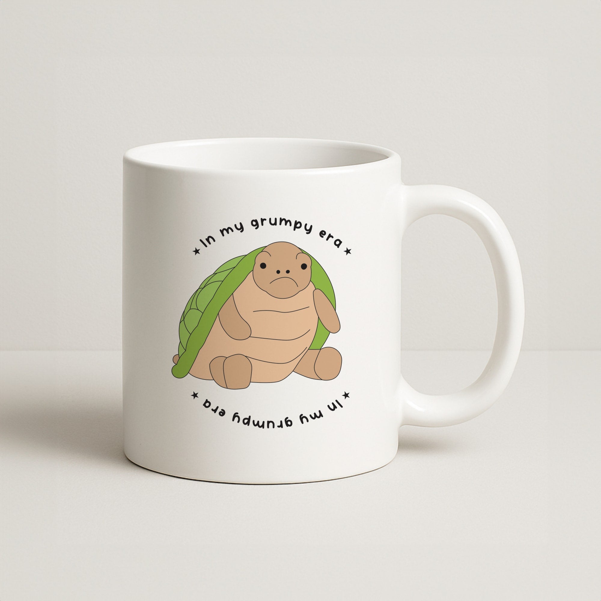 Grumpy Era Turtle Coffee Mug