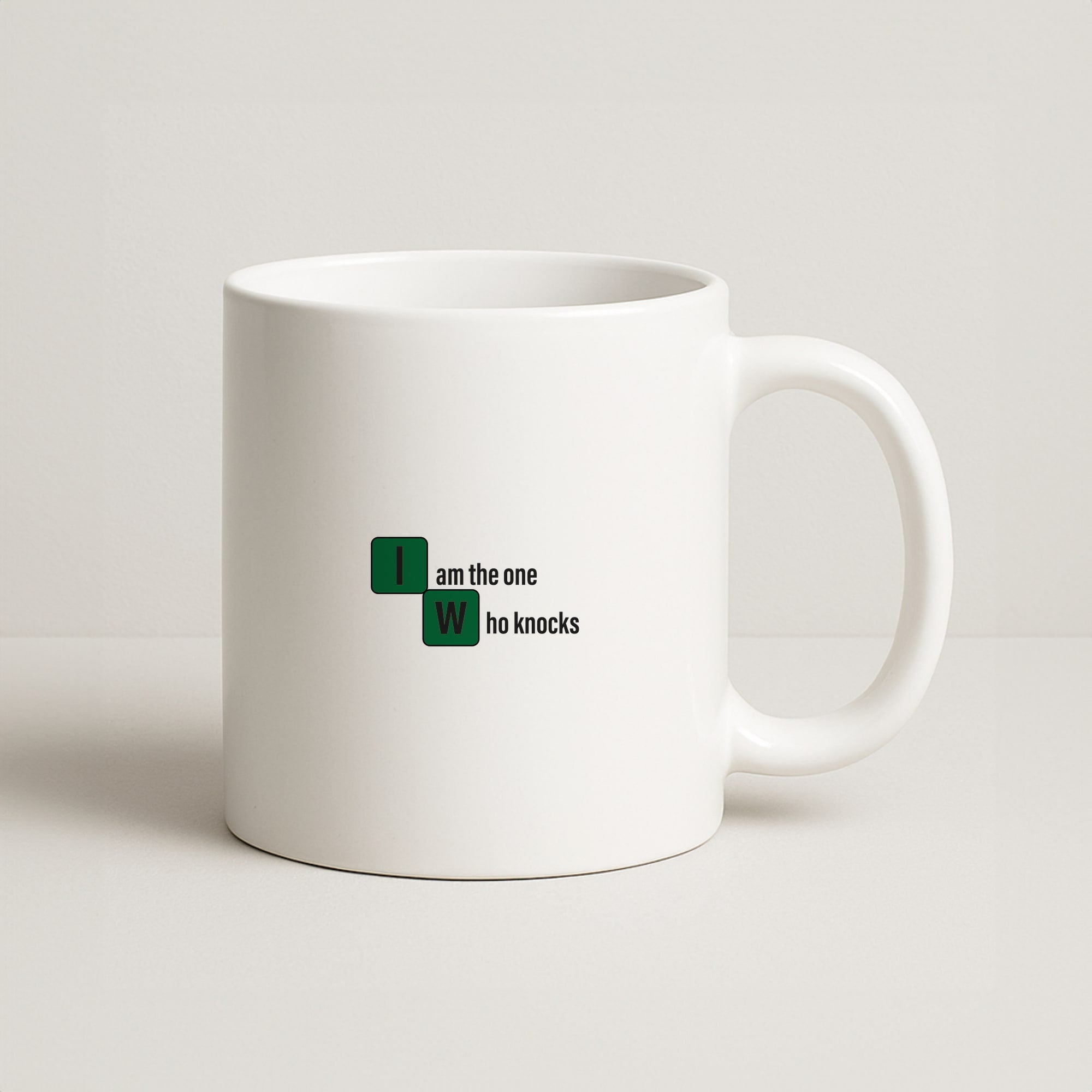 I Am The One Who Knocks Coffee Mug