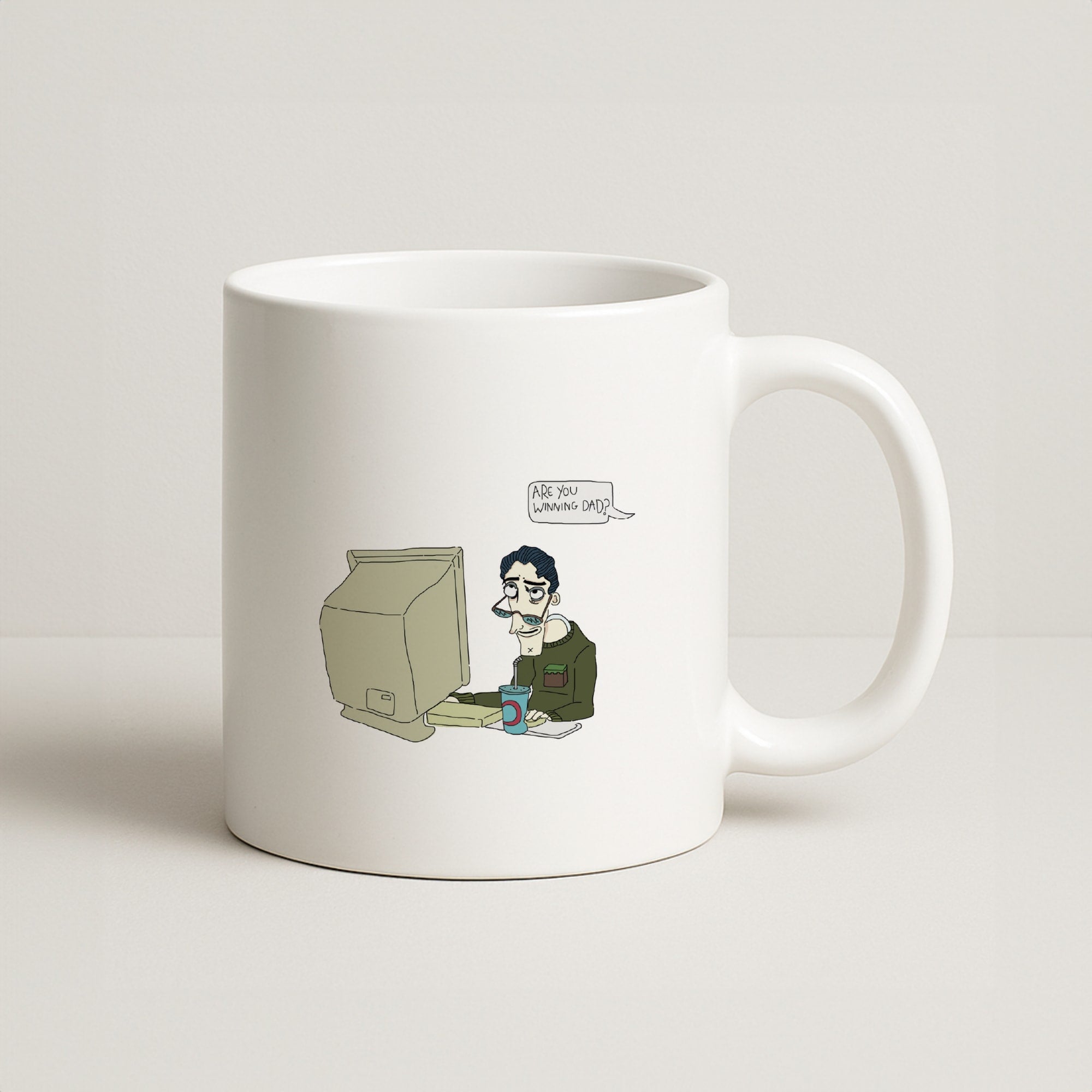 Are You Winning Dad Coffee Mug