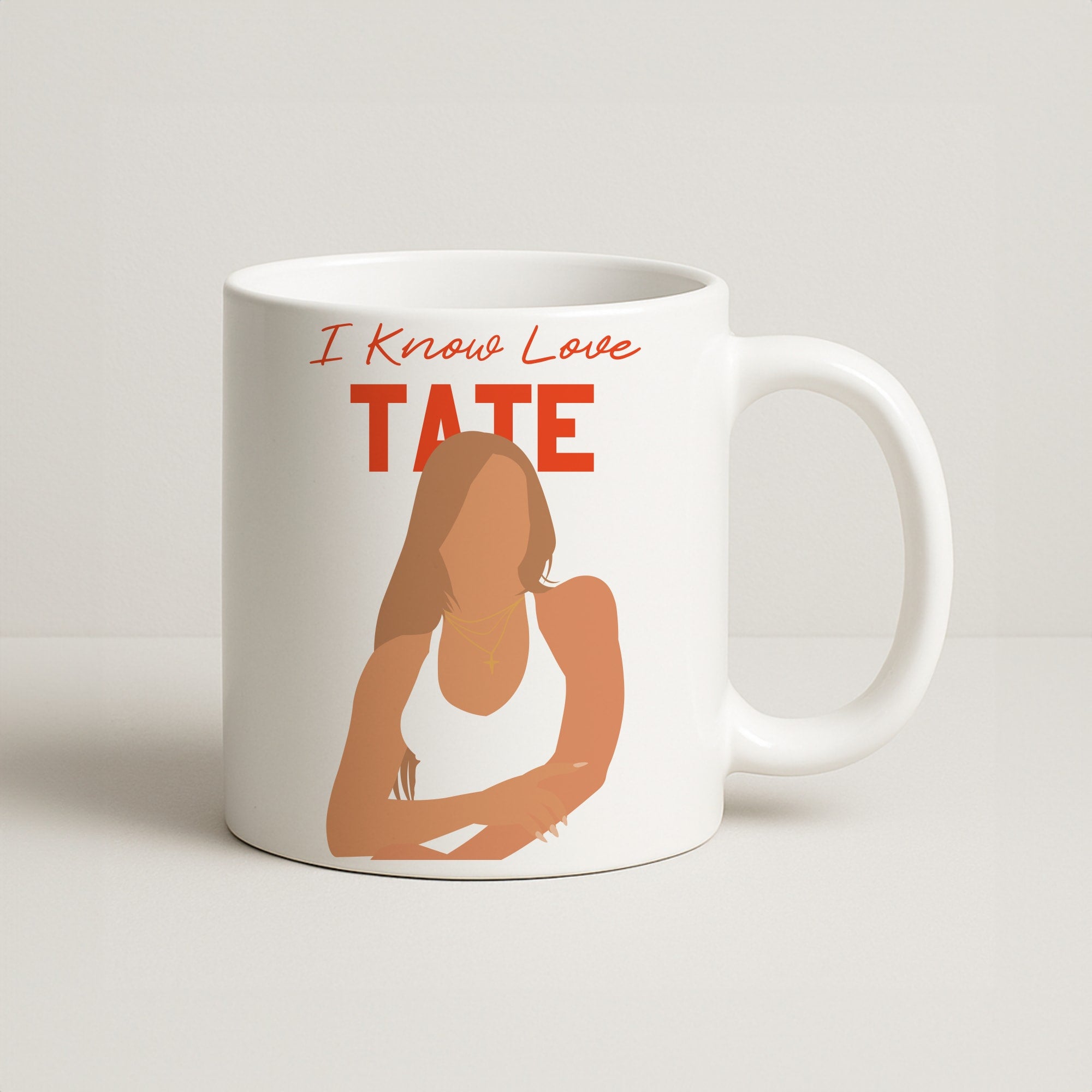 I Know Love Pattern Coffee Mug