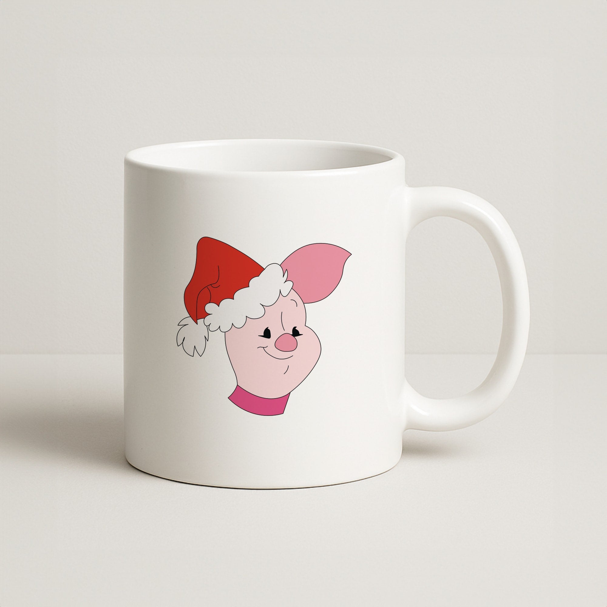 Pig Pattern Christmas Coffee Mug