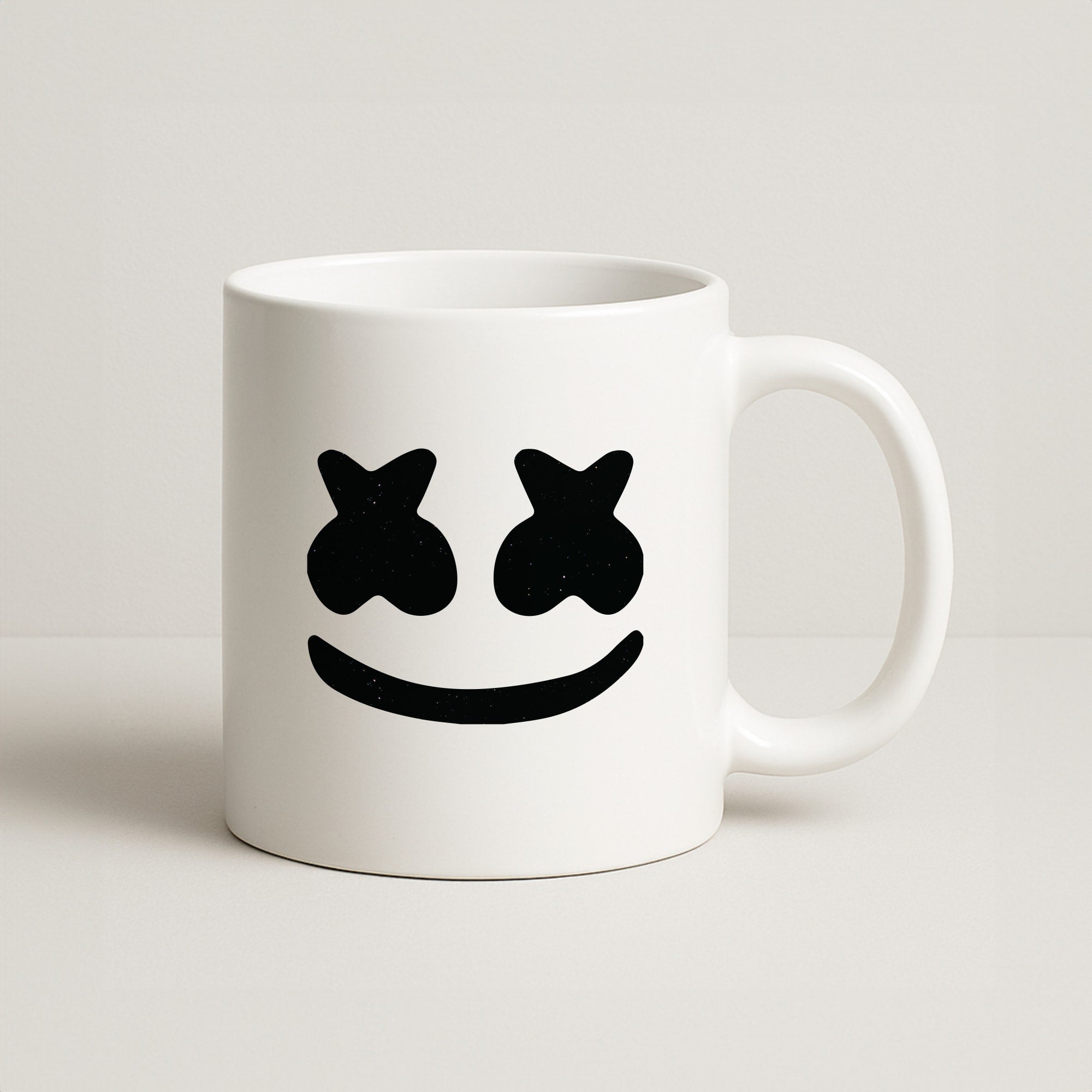 Black And White Helmet In Space  Coffee Mug