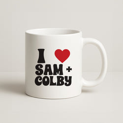 I Love S & C Coffee Mug