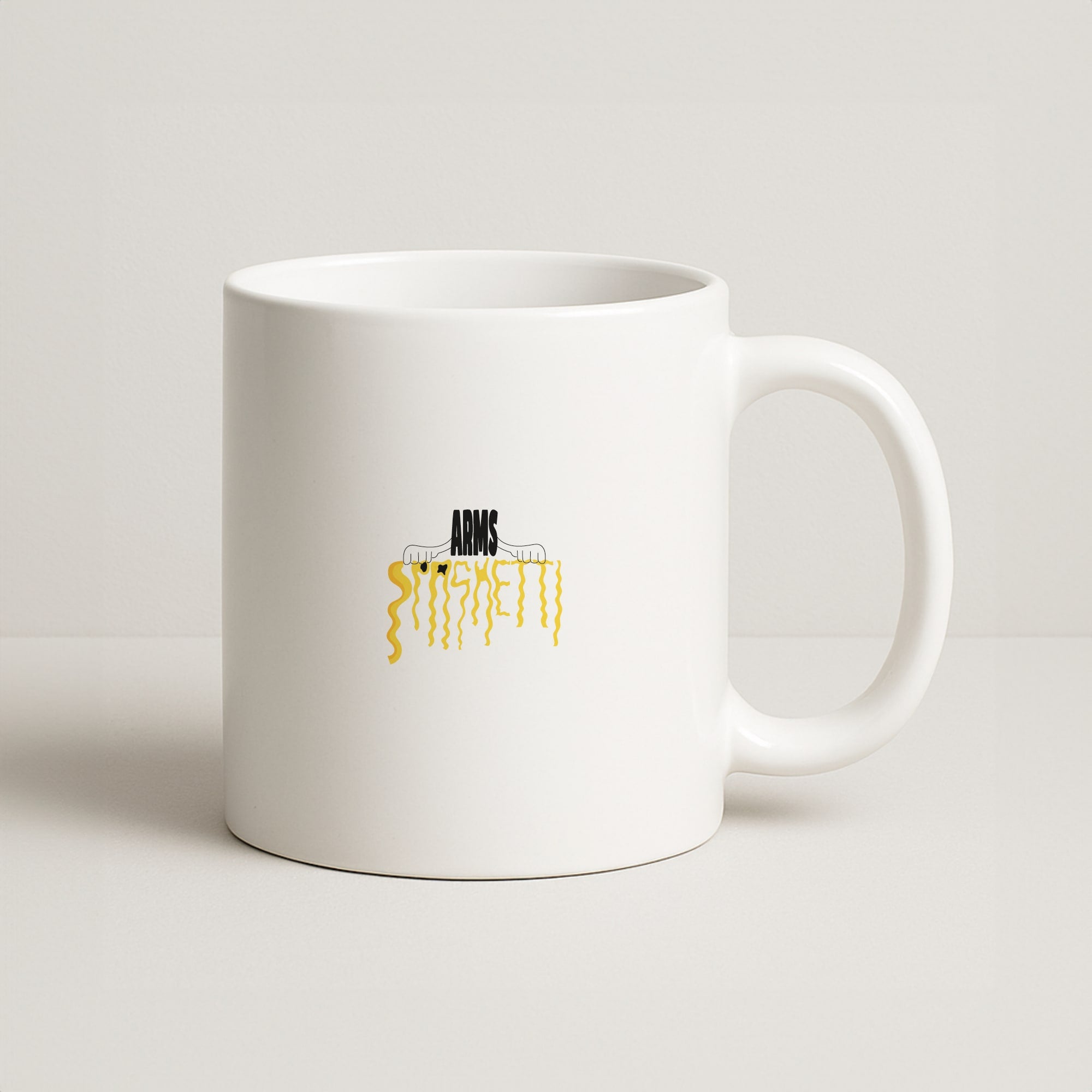Arms Spaghetti - Blue Coffee Mug