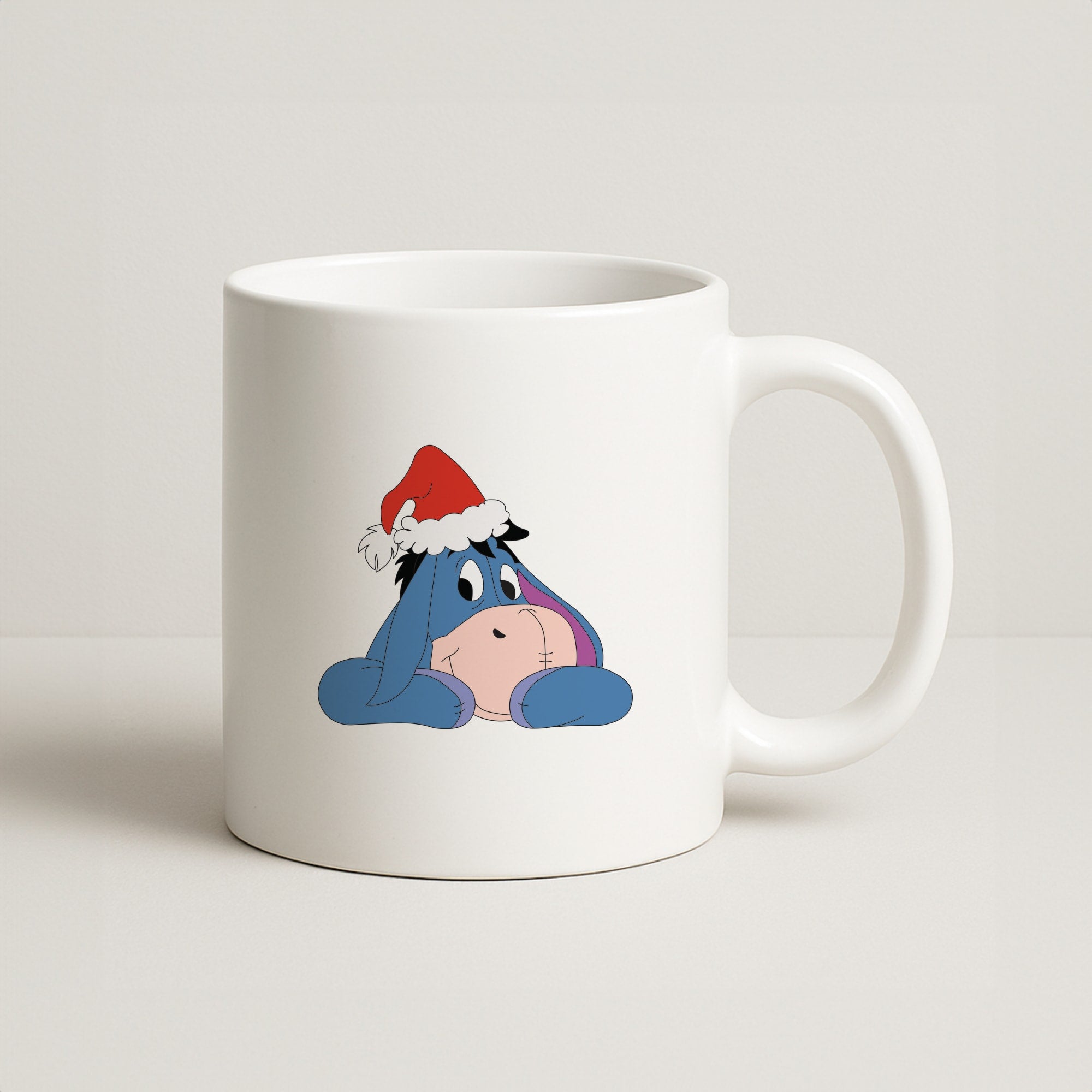 Donkey Pattern Christmas Coffee Mug