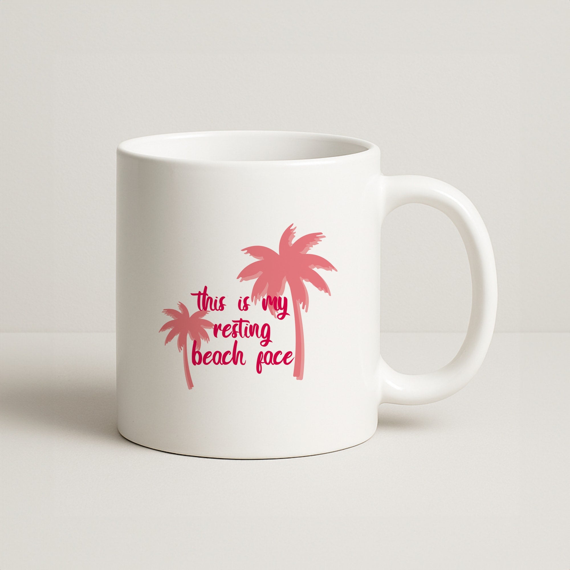 This Is My Resting Beach Face - Summer Quotes Coffee Mug