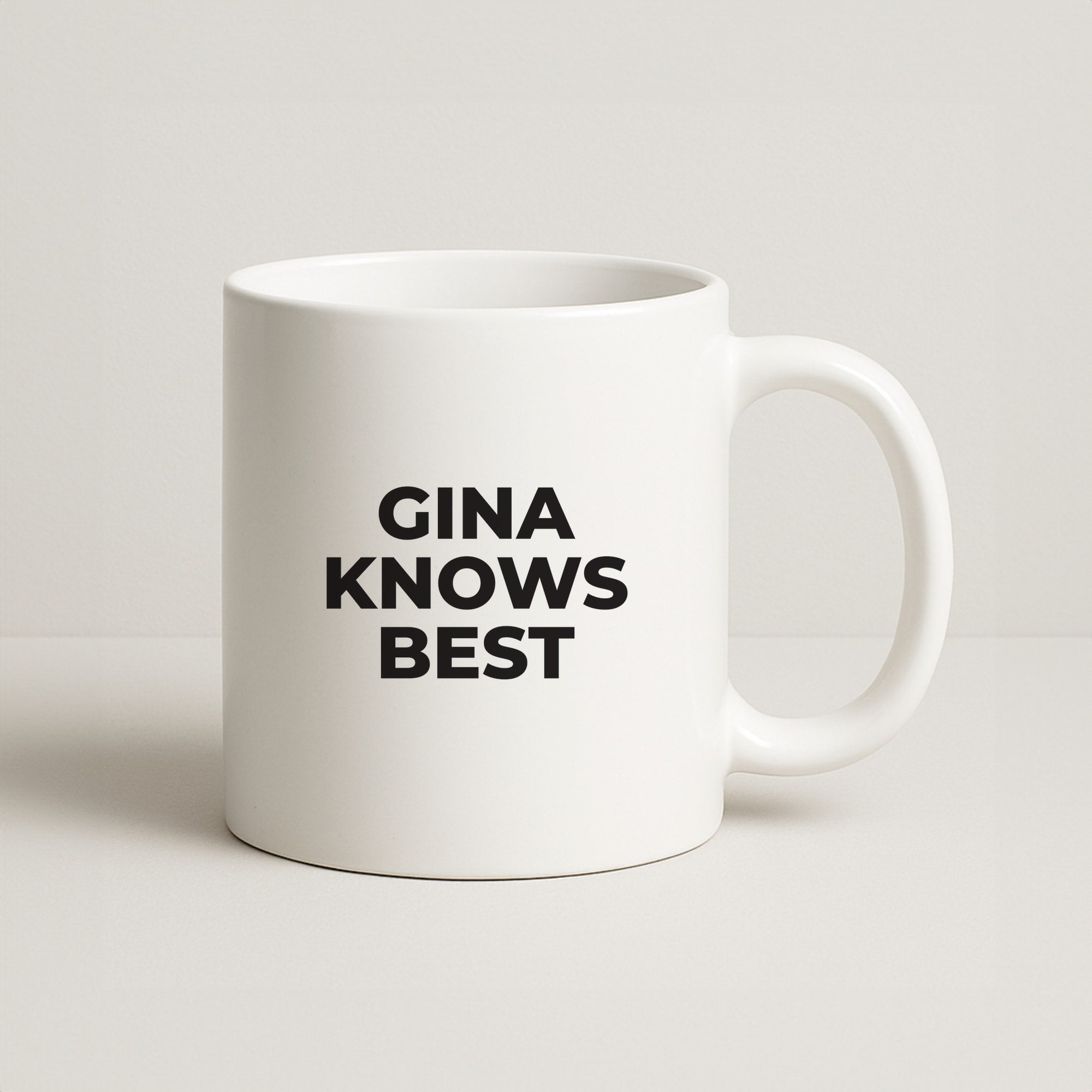 Gina Knows Best - B99 Coffee Mug