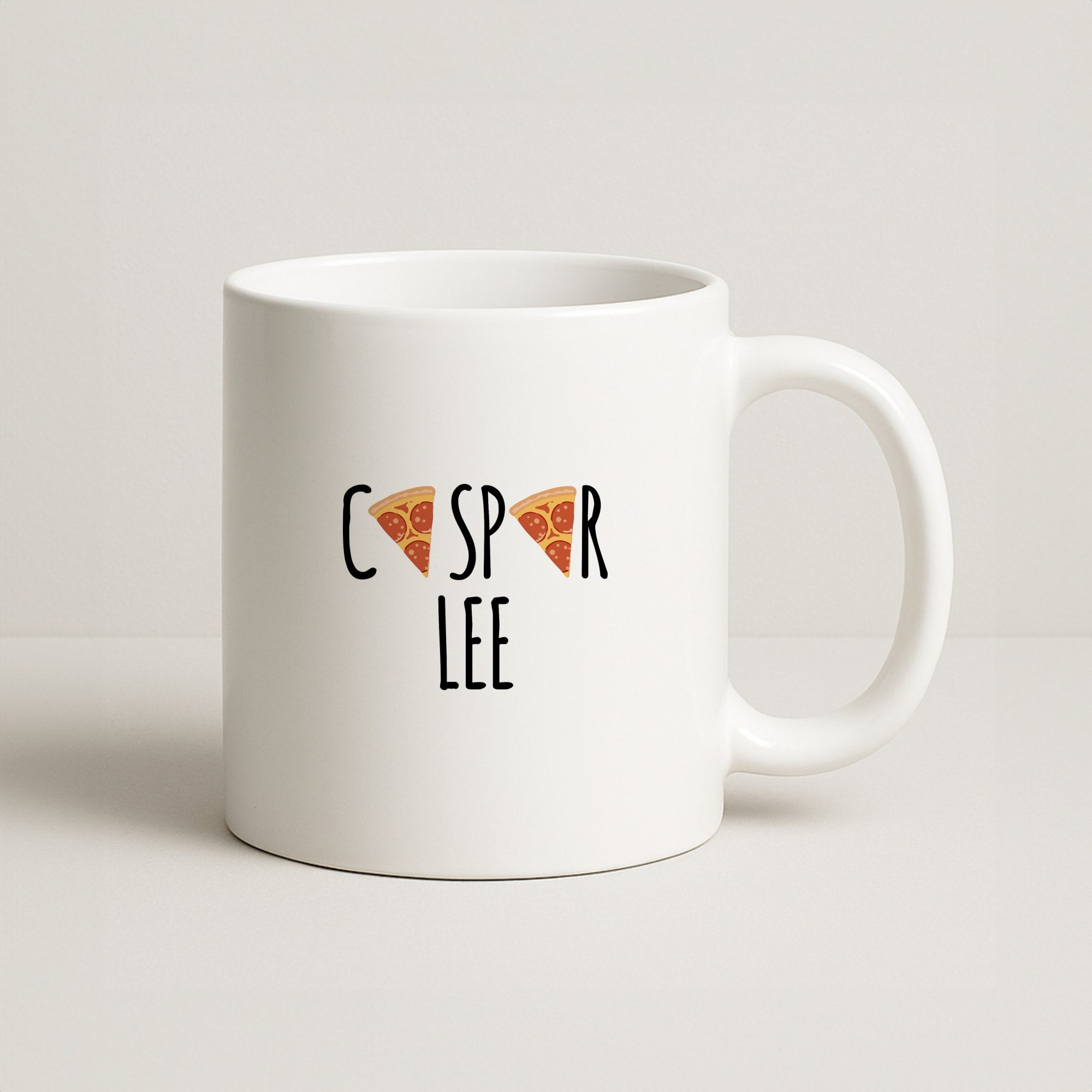 Caspar Lee Pizza Coffee Mug