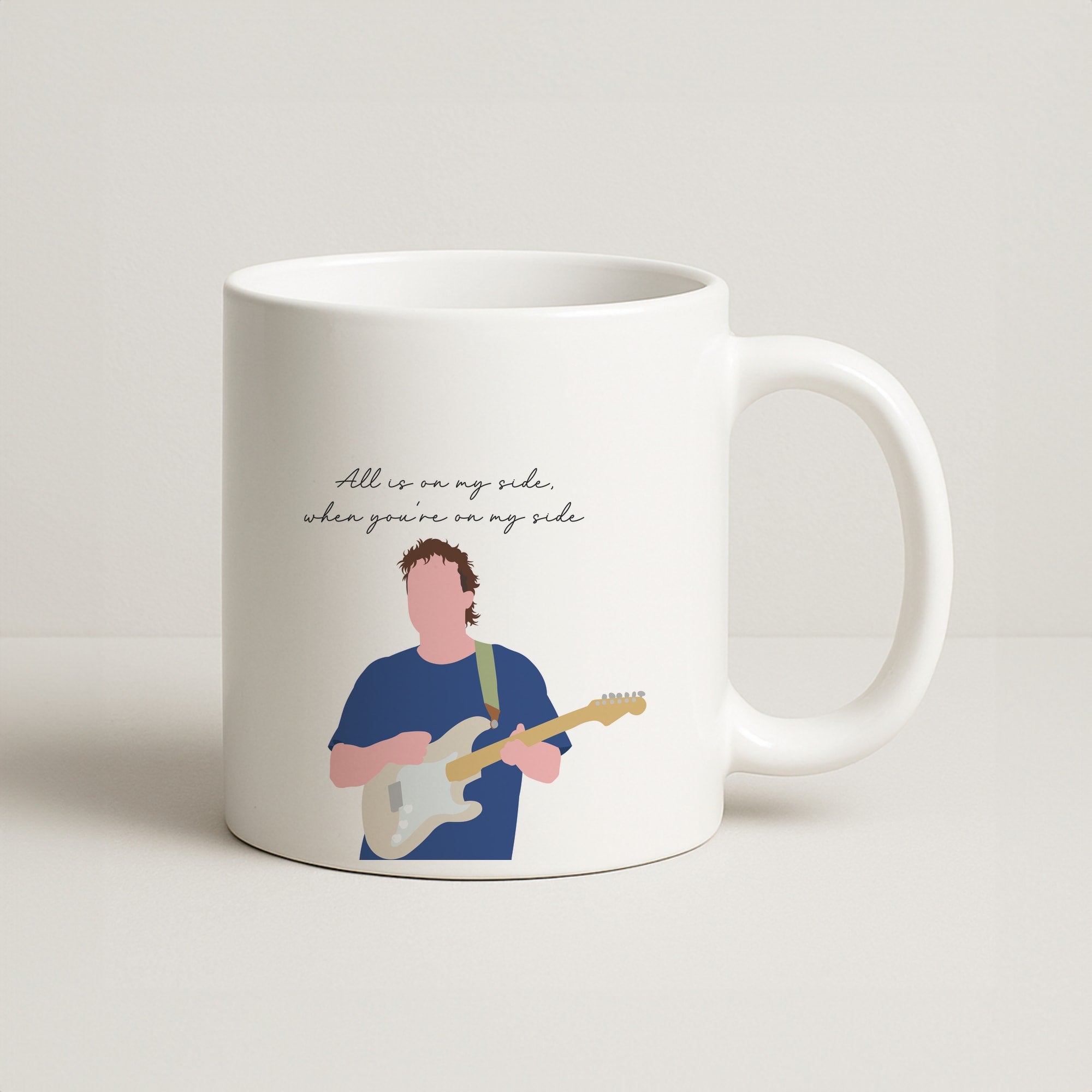 All Is On My Side Pink Coffee Mug