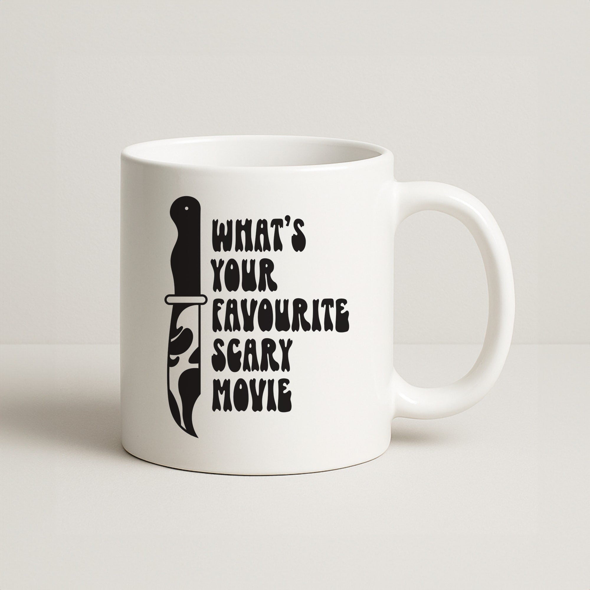 What's Your Favourite Scary Movie Trippy Coffee Mug